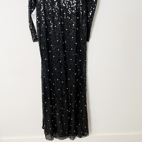 Mac Duggal Womens Sequined A Line Gown - Picture 7 of 10